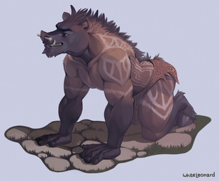 Rating: s
ID: 4249752
Date: 2023-08-23 08:35:26 -0400
Status: active
Score: 64
2018 2023 4_fingers all_fours anthro arm_support arm_tattoo back_muscles back_tattoo biceps body_tattoo bone bone_piercing bottomwear brown_body brown_fur butt_muscles clothed clothing etruscan_boar_vessel facial_piercing fingernails fingers forward_arm_support fur gloves_(marking) grey_background grin hooves humanoid_hands leg_markings leg_tattoo loincloth loincloth_only male mammal manly markings meme muscular muscular_anthro muscular_legs muscular_male muscular_thighs nails nose_piercing pecs piercing rock shoulder_tattoo simple_background smile socks_(marking) solo suid suine sus_(pig) tattoo teeth topless tribal triceps tusks whiteleonard wild_boar post #4249752