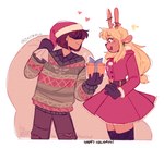 Rating: s
ID: 5663210
Date: 2025-06-23 18:40:31 -0400
Status: pending
Score: 37
2022 anthro antler_accessory antlers belt blonde_hair box carrying_bag cervine christmas christmas_clothing christmas_decorations christmas_dress christmas_headwear christmas_present christmas_sweater christmas_topwear clothing container covered_eyes deer deltarune dress duo exclamation_point female freckles gift gift_box giving_gift gloves hair handwear hat headgear headwear heart_symbol holidays horn human jxitrash kris_(deltarune) long_hair male mammal new_world_deer noelle_holiday red_nose reindeer ribbons santa_hat signature smile surprise sweater topwear undertale_(series) post #5663210