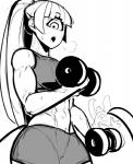 Rating: s
ID: 1500664
Date: 2018-04-01 08:36:49 -0400
Status: active
Score: 21
1_eye areen_(anaid) being_watched big_eyes big_tail black_and_white blush bodily_fluids clothing cyclops duo exercise female female_focus hair hi_res horned_tailclops humanoid krekk0v long_tail looking_at_another looking_at_viewer male midriff monochrome monster_girl_(genre) muscular muscular_female noseless not_furry open_mouth orik_(anaid) simple_background solo_focus sweat tail tailclops_(race) tailclops_(species) weightlifting weights white_background workout post #1500664