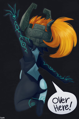 Rating: s
ID: 5599762
Date: 2025-05-26 12:51:25 -0400
Status: active
Score: 37
absurd_res armor blue_markings breasts butt female floating fused_shadow gesture hair headgear helmet hi_res humanoid imp markings midna multicolored_body nintendo orange_hair rear_view small_breasts solo speech_bubble suchimonix the_legend_of_zelda twili twilight_princess waving post #5599762