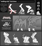 Rating: s
ID: 5117532
Date: 2024-10-15 19:56:40 -0400
Status: active
Score: 94
ambiguous_gender anthro avian avian_feet beak claws clothing conditional_dnp contraption_concept english_text feathers featureless_crotch feet fireflufferz foot_focus footwear furgonomic_footwear furgonomics greyscale hi_res model_sheet monochrome nude removing_shoes scales solo spot_color standing text undressing winged_arms wings post #5117532