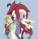 Rating: s
ID: 4894211
Date: 2024-07-03 04:03:31 -0400
Status: active
Score: 61
5_fingers 5_toes amber_eyes anklet anthro arm_fin armwear bangs barefoot blonde_eyebrows blonde_hair blue_eyes blue_fin blush blush_lines bottomwear breath_of_the_wild bridal_carry broccoholic carrying_another circlet claws clothed clothed_anthro clothed_humanoid clothed_male clothing crossdressing detached_sleeves digit_ring duo eye_contact eyebrows feet femboy fin finger_claws finger_ring fingers gerudo_outfit grey_background hair head_fin humanoid humanoid_on_anthro hylian jewelry larger_anthro larger_male light_body light_skin link looking_at_another male male/male male_anthro male_humanoid marine multicolored_body neck_ring nintendo open_mouth pants plantigrade prince_sidon purple_bottomwear purple_clothing purple_pants red_body sash sharp_teeth simple_background size_difference smaller_humanoid smaller_male teal_armwear teal_clothing teeth the_legend_of_zelda toes two_tone_body veil white_body yellow_claws zora post #4894211
