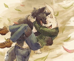 Rating: s
ID: 5756849
Date: 2025-08-04 20:07:13 -0400
Status: active
Score: 45
anthro autumn autumn_leaves black_clothing black_hoodie black_topwear bottomwear canid canine canis carrying_another carrying_partner clothing denim denim_bottomwear denim_clothing estelaris eyes_closed falling_leaves green_clothing green_sweater green_topwear happy hi_res hoodie i_think_i_like_you jeans lagomorph leaf leon_(i_think_i_like_you) leporid male male/male mammal pants rabbit romantic romantic_couple sky_(i_think_i_like_you) smile sweater topwear wolf post #5756849