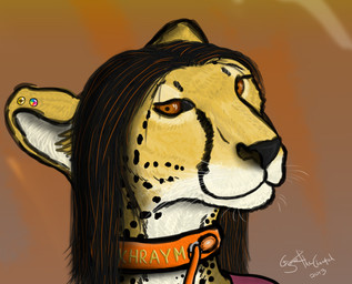 Rating: s
ID: 353775
Date: 2013-07-18 07:56:37 -0400
Status: active
Score: -1
2013 cheetah collar cryme_the_cheetah ear_piercing facial_markings felid feline female fur grin hair head_markings headshot_portrait khraym leash long_hair looking_at_viewer mammal markings orange_eyes orange_hair piercing portrait shaded smile solo spots tear_(marking) whiskers white_body white_fur yellow_body yellow_fur post #353775