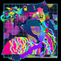 Rating: s
ID: 3998149
Date: 2023-04-17 16:29:20 -0400
Status: active
Score: 39
1:1 2000s_theme alternative_fashion ambiguous_gender anonbunny anthro armwear beaded_jewelry beads blue_nose bracelet bright_colors canid charm_(jewelry) chest_tuft cigarette clothing colored_claws colorful_theme dark_body decora_(fashion) ear_piercing english_text facial_piercing fangs fluffy fluffy_tail gir_(invader_zim) glamfur glowing hair hair_extensions hair_over_eyes hat headgear headwear heart_(marking) heart_symbol hi_res idog invader_zim j-fashion jewelry k.r kandi_(jewelry) mammal markings monster_energy multicolored_hair necklace neon nickelodeon nose_piercing nose_ring paws piercing pink_tail raver ring_piercing scene_(fashion) scene_haircut shirt solo sparklefur tail tank_top teeth text tongue tongue_out tongue_piercing topwear tuft vibrant_background y2k_(graphic_design) post #3998149