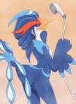 Rating: s
ID: 4766766
Date: 2024-05-06 17:48:03 -0400
Status: active
Score: 85
ambiguous_gender anthro avian_butt bathing beak biped blue_body butt eyes_closed game_freak generation_9_pokemon hi_res kajinchu nintendo pokemon pokemon_(species) quaquaval shizuku_(kajinchu) showering solo wet white_body post #4766766