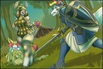 Rating: s
ID: 4264391
Date: 2023-08-31 00:05:22 -0400
Status: active
Score: 16
2023 alternate_species angry anthro armor blue_body blue_fur braixen brown_body brown_fur canid canine clothing cosplay crown digital_media_(artwork) dipstick_tail dress fan_character female final_fantasy floppy_ears forest fox fur generation_6_pokemon gloves grass group handwear headgear heart_symbol helmet hi_res holding_melee_weapon holding_object holding_sword holding_weapon hooves hybrid inner_ear_fluff jewelry lavenderpandy magical_girl_wand male mammal markings melee_weapon necklace nintendo outside plant pokemon pokemon_(species) princess_goblin_(world_of_final_fantasy) princess_sarah red_eyes ribbons roflfox sally_hazel seraphine_(roflfox) shield sitting square_enix stick sword tail tail_markings tent tiara tree trio tuft wand warrior_of_light weapon white_body white_fur world_of_final_fantasy yellow_body yellow_fur post #4264391