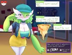 Rating: s
ID: 5663812
Date: 2025-06-23 23:47:55 -0400
Status: active
Score: 21
2025 3_fingers absurd_res armwear avery_(shiney) bangs big_breasts black_eyebrows blue_clothing blue_jacket blue_topwear blush blush_lines bodily_fluids breasts busty_boy_(lore) chair cheese chest_spike choker cleavage closed_smile clothed clothed_female clothed_humanoid clothing collarbone dairy_products dating_sim dress elbow_gloves english_text eye_through_hair eyebrows eyelashes female female_humanoid fingers food furniture gardevoir generation_3_pokemon gloves green_choker green_clothing green_gloves green_hair green_handwear green_jewelry green_necklace green_text hair handwear hat headgear headwear heart_symbol hi_res humanoid inside jacket jewelry kawma leaning leaning_forward long_hair looking_at_viewer love_ball mouth_closed necklace nervous nervous_sweat night nintendo not_furry open_clothing open_jacket open_topwear pink_eyes pink_spikes pizza pokeball pokemon pokemon_(species) pupils restaurant shirt signature smile solo spikes spikes_(anatomy) stuttering sweat sweaty_face table tablecloth talking_to_viewer teal_clothing teal_hat teal_headwear teal_shirt teal_topwear telekinesis text topwear translucent translucent_hair white_body white_text yellow_clothing yellow_dress post #5663812