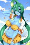 Rating: s
ID: 3298800
Date: 2022-04-25 04:33:39 -0400
Status: active
Score: 65
big_breasts blue_body bottomwear breasts cleavage clothed clothing female goo_creature goo_humanoid hi_res humanoid lindaroze_(artist) monster_girl_(genre) monster_musume navel not_furry skirt solo suu_(monster_musume) post #3298800