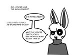 Rating: s
ID: 5407065
Date: 2025-03-02 08:10:35 -0500
Status: active
Score: 43
anthro cloak clothing costume ear_piercing ear_ring english_text halloween hi_res holidays humor lagomorph leporid male mammal monochrome piercing profanity rabbit ring_piercing skeleton_bodypaint sketch solo stocking_(stockingmiami) stockingmiami text post #5407065