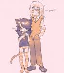 Rating: s
ID: 2155979
Date: 2020-02-20 14:15:47 -0500
Status: active
Score: 29
animal_humanoid blush bodily_fluids cat_humanoid clothing duo felid felid_humanoid feline feline_humanoid hair human humanoid long_hair long_socks mammal mammal_humanoid panties pettankon sweat underwear post #2155979