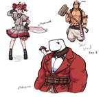 Rating: s
ID: 5252000
Date: 2024-12-19 00:57:18 -0500
Status: active
Score: 7
abs ambiguous_gender anthro blush blush_lines broom cleaning_tool clothing dinosaur dyno_(dynogreeno) dynogreeno exposed female group headgear headwear hi_res human humanoid kasane_teto largo_(dynogreeno) male mammal muscular muscular_male nipples pecs pirate pirate_hat prehistoric_species red_clothing red_eyes reptile scalie smile smiling_at_viewer trio post #5252000