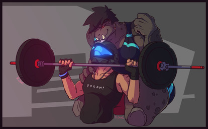 abstract_background alba_(character) armor clothing exercise faceless_male female fingerless_gloves gloves halo_(series) helmet human human_male jiralhanae larger_female male mammal muscular muscular_male rube shirt size_difference smaller_male tank_top text the_rookie_(character) video_games weightlifting weights wide_hips workout
Rating: Safe
Score: 3
User: Cat-in-Flight
Date: April 23, 2018 abstract_background alba_(character) armor clothing exercise faceless_male female fingerless_gloves gloves halo_(series) helmet human human_male jiralhanae larger_female male mammal muscular muscular_male rube shirt size_difference smaller_male tank_top text the_rookie_(character) video_games weightlifting weights wide_hips workout
Rating: Safe
Score: 3
User: Cat-in-Flight
Date: April 23, 2018