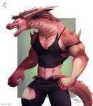 Rating: s
ID: 5642581
Date: 2025-06-14 19:23:37 -0400
Status: active
Score: 3
anthro blacktigerr claws clothing dragon finger_claws hi_res horn male muscular mythological_creature mythological_scalie mythology scalie torn_clothing transformation werecreature weredragon post #5642581