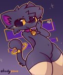 Rating: s
ID: 3842116
Date: 2023-01-29 15:19:17 -0500
Status: active
Score: 66
2022 accessory ambiguous_gender anthro bell bell_collar black_body blush blush_lines clothed clothing collar domestic_cat felid feline felis fur furgonomics hi_res jewelry koda_kattt legwear looking_at_viewer mammal mottled necklace purple_background purple_collar raised_tail ring simple_background solo star tail tail_accessory tail_jewelry tail_ring thick_thighs thigh_highs yellow_clothing yellow_legwear yellow_ring yellow_thigh_highs post #3842116