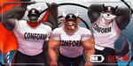 Rating: s
ID: 2929070
Date: 2021-09-15 18:43:30 -0400
Status: active
Score: 71
2:1 anthro battery beard biceps big_muscles black_body black_bottomwear black_clothing black_fur black_nose black_pants bodily_fluids bottomwear bovid bovine brown_body brown_fur bufffbuck bulge camera_view canid canine canis cattle clothed clothing domestic_dog dragon drooling english_text facial_hair facial_piercing flexing fully_clothed fur group headgear horn husky hypnosis hypnotic_clothing hypnotic_visor leaning leaning_forward looking_at_viewer male mammal membrane_(anatomy) membranous_wings midriff mind_control muscular muscular_anthro muscular_male mustache mythological_creature mythological_scalie mythology navel nordic_sled_dog nose_piercing open_mouth pants piercing pose recording red_body saliva scalie shirt smile spiral spitz spread_wings standing static tail teeth text they_live tight_clothing tongue tongue_out topwear trio v-cut white_body white_fur wings post #2929070