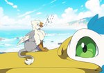 Rating: s
ID: 4924637
Date: 2024-07-17 11:02:03 -0400
Status: active
Score: 20
absurd_res ashley-arctic-fox avian avian_feet beak blue_body cramorant der facial_markings fan_character feathered_crest feathered_wings feathers feral generation_8_pokemon green_eyes gryphon head_crest head_markings hi_res male markings mask_(marking) micro mythological_avian mythological_creature mythology nintendo pokemon pokemon_(species) singing tail tail_feathers thunk_(gyro) white_markings wings yellow_markings post #4924637