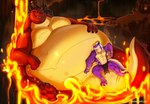 Rating: s
ID: 4499887
Date: 2023-12-28 08:38:46 -0500
Status: active
Score: 30
abs anthro belly belly_grab big_belly bottomwear braided_hair cave claws clothing double_chin dragon dungeons_and_dragons duo eye_contact feet glistening glistening_body glowing hair hand_on_belly hasbro lava loincloth looking_at_another lying male male/male muscular muscular_anthro muscular_male mythological_creature mythological_scalie mythology on_front overweight overweight_anthro overweight_male relaxing scales scalie shibadoodles sitting size_difference smaller_male smile stairs tail themberchaud wizards_of_the_coast yellow_eyes post #4499887