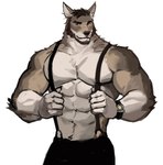 Rating: s
ID: 3740652
Date: 2022-12-08 23:58:15 -0500
Status: active
Score: 102
2022 abs anthro arm_tuft beard belly_tuft biceps big_biceps big_deltoids big_muscles big_pecs biped black_bottomwear black_clothing black_eyebrows black_nose black_pants black_suspenders blush blush_lines bottomwear broad_shoulders brown_beard brown_body brown_ears brown_facial_hair brown_fur brown_hair brown_sideburns brown_tuft canid canine canis chest_tuft clock closed_smile clothed clothing colored_sketch countershade_ears countershade_face countershade_fur countershade_neck countershade_torso countershading coyote dark_beard dark_hair deltoids digital_drawing_(artwork) digital_media_(artwork) dopq echo_(series) echo_project elbow_tuft eyebrows facial_hair facial_scar forearm_muscles front_view fur gloves_(marking) hair half-length_portrait hi_res inner_ear_fluff looking_at_viewer male male_anthro mammal manly markings monotone_hair mouth_closed multicolored_body multicolored_fur muscular muscular_anthro muscular_arms muscular_male neck_tuft pants pecs pointy_ears portrait pose prick_ears pupils scar shaded shirtless shirtless_anthro shirtless_male short_hair shoulder_tuft sideburns simple_background sketch smile smiling_at_viewer snout snout_scar solo standing suspenders tan_body tan_fur the_smoke_room thick_arms thick_eyebrows topless topless_anthro topless_male trapezius triceps tuft watch whiskers white_background white_body white_countershading white_fur white_inner_ear white_inner_ear_fluff white_markings white_pupils white_tuft william_adler wristwatch post #3740652