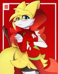 Rating: s
ID: 5352866
Date: 2025-02-05 07:18:09 -0500
Status: active
Score: 32
anthro asian_clothing braixen canid chinese_clothing clothing east_asian_clothing eyewear female fur generation_6_pokemon glasses green_eyes hi_res kitsunekotaro legwear long_inner_ear_fluff mammal nintendo pokemon pokemon_(species) solo stockings yellow_body yellow_fur post #5352866