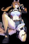 Rating: s
ID: 5572982
Date: 2025-05-14 23:23:26 -0400
Status: active
Score: 28
5_fingers anthro blonde_hair bottomwear breasts clothed clothing denim denim_bottomwear denim_clothing denim_shorts digital_media_(artwork) felid feline felis female fingers footwear fur green_eyes hair hi_res holding_object jacket mammal midriff mihoyo monian navel open_clothing open_jacket open_mouth open_topwear pulchra_fellini shoes shorts solo spread_legs spreading tail thiren topwear yellow_body yellow_fur zenless_zone_zero post #5572982