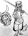 Rating: s
ID: 3025276
Date: 2021-11-14 17:15:53 -0500
Status: active
Score: 18
ambiguous_gender anthro armor biomutant clothed clothing fur hi_res japanese_armor looking_aside looking_at_viewer mammal maystrine_(artist) monochrome open_mouth samurai_armor simple_background solo staff standing white_background post #3025276