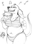 Rating: s
ID: 5530966
Date: 2025-04-26 02:59:11 -0400
Status: active
Score: 20
2024 absurd_res anthro belly belly_overhang big_belly big_breasts big_ears bird_dog breasts canid canine canis clothing cocker_spaniel crop_top dancing deep_navel domestic_dog eyes_closed female fluffy_ears hi_res hunting_dog mammal mjw_darkmode monochrome musical_note musical_symbol navel open_mouth panties sharp_teeth shirt signature simple_background slightly_chubby slightly_chubby_anthro slightly_chubby_female smile solo spaniel symbol tail teeth thick_thighs thin_tail topwear traditional_media_(artwork) underwear whisker_spots white_background post #5530966