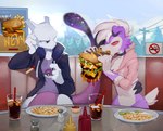 Rating: s
ID: 4270760
Date: 2023-09-03 13:43:26 -0400
Status: active
Score: 137
2023 alpineping anthro beverage burger canid canine claws clothing cosmic_(cosmicmewtwo) detailed_background donnie_(cosmicmewtwo) duo eating electronics felid feline food fries front_view fur generation_1_pokemon generation_7_pokemon headphones headphones_around_neck hoodie ketchup ketchup_bottle legendary_pokemon lycanroc male mammal mewtwo midnight_lycanroc multicolored_body multicolored_fur mustard mustard_bottle nintendo pepper_shaker pokemon pokemon_(species) purple_body purple_fur red_eyes salt_shaker shirt sitting topwear white_body white_fur post #4270760