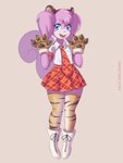 Rating: s
ID: 3165489
Date: 2022-02-08 12:41:00 -0500
Status: active
Score: 11
2022 3:4 anthro black_clothing black_legwear blue_eyes blush blush_stickers boots bottomwear brown_clothing brown_gloves brown_handwear chinese_zodiac clothed clothing collared_shirt fake_ears fake_tiger_ears female fluffy fluffy_tail footwear front_view fur furgonomics gloves hair handwear hi_res legwear looking_at_viewer mammal mr-shin necktie orange_bottomwear orange_clothing orange_legwear orange_necktie orange_skirt pattern_clothing pattern_legwear paw_gloves pigeon_toed pink_body pink_cheeks pink_fur pink_hair pink_nose polo_shirt raised_arm red_bottomwear red_clothing red_necktie red_skirt rodent sciurid shirt shoes shorts skirt smile solo standing striped_clothing striped_legwear stripes tail tail_through_skirt topwear tree_squirrel twiggy_(mr-shin) white_boots white_clothing white_footwear white_shirt white_topwear wide_hips year_of_the_tiger young post #3165489