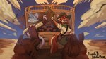 Rating: s
ID: 5231837
Date: 2024-12-09 00:16:55 -0500
Status: active
Score: 18
16:9 4_ears 4k absurd_res anthro breasts canid canine clothing cowboy_hat duo_focus echo_(the_bat_story) equid equine female female_(lore) fox fur grey_body grey_fur group gun handgun hat headgear headwear hi_res horse male male_(lore) mammal medium_breasts multi_ear murid murine orange_body orange_fur pink_inner_ear pink_mouth pink_tail polar_(polar124) purple_inner_ear purple_mouth ranged_weapon rat red_body red_fur revolver rodent sharp_teeth sky sonofan tail teeth vehicle wagon weapon widescreen post #5231837