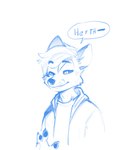 Rating: s
ID: 5062679
Date: 2024-09-20 13:35:01 -0400
Status: active
Score: 26
ambiguous_gender anthro bastionshadowpaw blue_and_white canid canine claws clothed clothing dialogue english_text eyebrow_through_hair eyebrows fox hair hi_res jacket looking_at_viewer mammal monochrome shirt simple_background sketch smile solo talking_to_viewer text topwear translucent translucent_hair white_background post #5062679