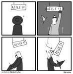 Rating: s
ID: 5609242
Date: 2025-05-30 12:34:07 -0400
Status: active
Score: 1
4_panel_comic 4koma black_and_white borealhao clothing comic conditional_dnp domestic_ferret falling_object fur greyscale grocery_store hat headgear headwear hi_res lamapola long_sleeves looking_up mammal monochrome multicolored_body multicolored_fur mustelid musteline object_on_head open_mouth paws shirt sign simple_background text toony topwear true_musteline vinea_(lamapola) weasel white_body white_fur witch_hat post #5609242