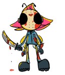 Rating: s
ID: 5642090
Date: 2025-06-14 15:39:32 -0400
Status: pending
Score: 1
4chan_anon antennae_(anatomy) anthro arthropod black_boots black_clothing black_footwear black_gloves black_handwear blood blue_jumpsuit bodily_fluids boots clothing cosplay crossover crossover_cosplay disney female fly_(animal) footwear friday_the_13th_(series) gloves hair handwear insect jason_voorhees machete maggie_pesky mask melee_weapon multi_arm multi_limb pink_hair shoes solo the_buzz_on_maggie weapon wings post #5642090