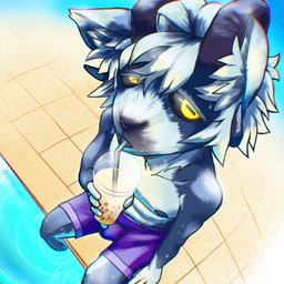 Rating: s
ID: 5672837
Date: 2025-06-28 07:07:28 -0400
Status: active
Score: 7
1:1 anthro beverage bodily_fluids bovid bubble_tea caprine demon goat grey_body hair hi_res male male/male mammal rattokamu solo summer sweat swimming_pool white_hair yellow_eyes post #5672837