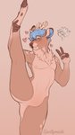 Rating: s
ID: 2449523
Date: 2020-10-16 11:23:13 -0400
Status: active
Score: 60
5_fingers anthro antlers arm_on_leg arms_bent blue_eyes blue_hair brown_body brown_nose bulge cervine deer digital_media_(artwork) extended_leg eyewear featureless_crotch femboy fingers flexible front_view gesture glasses gradient_background hair hand_gesture hand_on_calf hand_on_leg hand_on_own_calf hand_on_own_leg hand_under_leg head_turned heart_symbol hi_res holding_calf holding_leg holding_raised_leg hooves horn looking_at_viewer male mammal markings mcarron_deer naughty_face neck_tuft nude null_bulge nullo on_one_leg one_eye_closed one_leg_up raised_arm raised_hand raised_leg simple_background smile solo splits spots spotted_body spottymichi spread_legs spreading standing straight_leg stretching tucked_arm tuft v_sign vertical_splits vertical_standing_split wink post #2449523