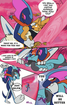 Rating: s
ID: 5676129
Date: 2025-06-29 18:39:40 -0400
Status: pending
Score: 5
2025 2_tails 5_panel_comic absurd_res accessory ambiguous_gender anthro biped black_cape black_clothing black_eyes black_nose black_text blue_body brown_body brown_fur brown_hair buizel cape clenched_teeth clothing comic dialogue eevee english_text eye_patch eyelashes eyes_closed eyewear feral fingers fluffy fluffy_tail fur generation_1_pokemon generation_4_pokemon generation_8_pokemon group hair headband hi_res inteleon looking_at_another multi_tail neck_tuft nintendo open_mouth open_smile pawpads paws pokemon pokemon_(species) pokemon_mystery_dungeon pupils quadruped question_mark riolu robe sharp_teeth shiny_pokemon smile speech_bubble spike_chunsoft tail talking_to_another teeth text tongue tuft virmir_(character) walking white_sclera yellow_eyes zinc_(zincxiron) zincxiron post #5676129