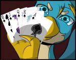Rating: s
ID: 1549293
Date: 2018-05-19 14:09:22 -0400
Status: active
Score: 40
2018 ace_of_spades avian beak blue_body blue_eyes card card_game comic digital_media_(artwork) feet feral flash_draw friendship_is_magic fur gallus_(mlp) gambling gaming gryphon hasbro hi_res jack_of_spades japanese_text kakegurui king_of_spades male mammal my_little_pony mythological_avian mythological_creature mythology playing_card poker princess_celestia_(mlp) princess_luna_(mlp) queen_of_spades rape_face royal_flush sitting solo standing straight_flush talons ten_of_spades text toes twilight_sparkle_(mlp) post #1549293