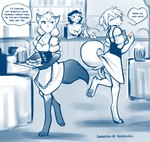 Rating: s
ID: 3015775
Date: 2021-11-08 14:42:22 -0500
Status: active
Score: 143
2021 adira_riftwall adobe_photoshop_(artwork) alcohol anthro apron arms_bent bare_shoulders barefoot barmaid beer bent_leg beverage blep blue_and_white blush bottomwear breasts canid canine canis chest_tuft cleavage clothed clothing coin conditional_dnp corset crossgender currency_symbol dialogue digital_media_(artwork) digitigrade domestic_dog dress duo_focus english_text evals eyes_closed feet felid female footwear fox fur gloves_(marking) group heart_speech_bubble heart_symbol hi_res holding_object holding_tray inside keidran leg_markings legwear lingerie mammal markings mike_(twokinds) monochrome mtf_crossgender on_one_leg one_calf_up pantherine pawpads raised_calf raised_foot red_fox restaurant sketch skirt snow_leopard socks socks_(marking) speech_bubble spots spotted_body spotted_fur standing stockings straight_leg symbol tail tail_under_skirt tankard text text_in_heart thigh_highs thigh_socks toeless_legwear toeless_stockings tom_fischbach tongue tongue_out topwear tray trio true_fox tuft twokinds waiter waitress_uniform post #3015775