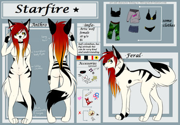 akirageni anthro artic_wolf better_version_at_source clothing collar female feral hair model_sheet red_hair smile solo star starfire_(akirageni) stripes
Rating: Safe
Score: 1
User: JotaHota
Date: July 21, 2017 akirageni anthro artic_wolf better_version_at_source clothing collar female feral hair model_sheet red_hair smile solo star starfire_(akirageni) stripes
Rating: Safe
Score: 1
User: JotaHota
Date: July 21, 2017
