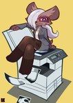 Rating: s
ID: 4260783
Date: 2023-08-29 02:02:36 -0400
Status: active
Score: 78
3_toes 4_fingers absurd_res ambient_among_us among_us anthro black_nose bottomwear breasts brown_body brown_fur cheek_tuft clothed clothing crossed_legs digital_media_(artwork) el-k eyelashes eyewear facial_tuft feet female fingers fur glasses grey_bottomwear grey_clothing grey_hair grey_jacket grey_skirt grey_suit grey_topwear hair hair_over_eye hi_res humanoid hyena innersloth jacket jk_(el-k) legwear looking_at_viewer mammal one_eye_obstructed pantyhose photocopier photocopying_butt photocopying_self purple_eyes red_eyewear red_glasses shirt simple_background sitting skirt smile smiling_at_viewer solo spots spotted_hyena suit tail toes topwear tuft post #4260783