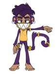 Rating: s
ID: 5374082
Date: 2025-02-15 01:11:27 -0500
Status: active
Score: 4
2025 5_fingers 5_toes absurd_res accessory anthro arm_out armlet banana bang_the_monkey barefoot bottomless bottomless_anthro bottomless_male clothed clothing dibujito ear_piercing ear_ring eyebrows fan_character featureless_crotch feet fingers food front_view fruit full-length_portrait fur furgonomics gold_armlet gold_ring hair half-closed_eyes haplorhine hi_res humanoid_ears jewelry kerchief leg_pouch leg_wraps looking_at_viewer male male_anthro mammal monkey multicolored_kerchief narrowed_eyes piercing plant portrait prehensile_feet primate purple_body purple_ears purple_eyebrows purple_eyes purple_fur purple_hair purple_tail ring ring_piercing sega shirt short_hair simple_background solo sonic_the_hedgehog_(series) standing tail tail_accessory tail_jewelry tail_ring tan_body tan_inner_ear tan_skin tank_top thick_eyebrows toes topwear two_tone_kerchief white_background white_kerchief wraps yellow_clothing yellow_kerchief yellow_shirt yellow_tank_top yellow_topwear post #5374082