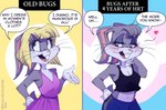 Rating: s
ID: 3542970
Date: 2022-09-02 07:53:15 -0400
Status: active
Score: 471
2022 4_fingers anthro artist_name blonde_hair blush bottomwear breasts buckteeth bugs_bunny character_name cleavage clothed clothing crop_top crossdressing crossgender dated dress english_text estrogen eyebrow_through_hair eyebrows eyelashes female femboy fingers fur gender_transformation gender_transition gloves grey_body grey_fur hair handwear heart_symbol hi_res hormone_replacement_therapy lagomorph leporid lgbt_pride lol_comments long_eyelashes looney_tunes male mammal midriff mtf_crossgender mtf_transformation multiple_images navel open_mouth open_smile pants pride_color_background pride_colors purple_clothing purple_dress rabbit shirt simple_background smile solo teeth text the_truth topwear trans_(lore) trans_woman_(lore) transformation transgender_pride_colors translucent translucent_hair walliscolours warner_brothers whiskers white_clothing white_gloves white_handwear wig post #3542970