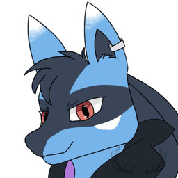 Rating: s
ID: 5700394
Date: 2025-07-10 22:31:31 -0400
Status: active
Score: 7
1:1 anthro artist_logo blue_body blue_fur fur generation_4_pokemon grey_body grey_fur grin hair headshot_portrait icon kerchief logo looking_at_viewer lucario male mettdesign_(artist) nintendo piercing pokemon pokemon_(species) portrait red_eyes simple_background smile smiling_at_viewer solo tied_hair white_background post #5700394