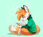 Rating: s
ID: 5575392
Date: 2025-05-15 22:21:20 -0400
Status: active
Score: 6
4_fingers aidenmonster anthro blue_background bottomless bottomwear canid canine cast_shadow cheek_tuft clothed clothing crossed_legs drawing drawing_tablet ear_tuft electronics eyewear facial_tuft fangs fingers footwear fox gesture glasses glistening glistening_nose hand_gesture headphones male mammal pencil red_fox shoes simple_background sitting sketch smile solo standing star sweater tablet_pen tail teeth topwear topwear_only true_fox tuft wearing_glasses zilch_(zilchfox) post #5575392