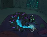 Rating: s
ID: 3253165
Date: 2022-04-01 03:00:55 -0400
Status: active
Score: 100
4_arms 5:4 ambiguous_gender arachnid arthropod bioluminescence black_body blue_flesh chelicerae city_of_nodd detailed_background digital_media_(artwork) furgonomics furniture furry-specific_piercing glowing green_eyes hi_res horn multi_arm multi_limb oddbird piercing salrith solo story story_in_description stripes tail tail_piercing writing_text post #3253165