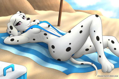 Rating: s
ID: 4921499
Date: 2024-07-15 20:57:40 -0400
Status: active
Score: 72
101_dalmatians 3:2 anthro arched_back beach bikini bikini_thong black_nose black_spots blue_bikini blue_clothing blue_swimwear breasts butt butt_from_the_front canid canine canis clothed clothing dalmatian diamondstorm disney domestic_dog female floppy_ears fur hands_behind_head hi_res light looking_at_viewer lying mammal markings on_back one-piece_swimsuit outside perdita purple_eyes raised_leg sand side_boob skimpy slim sling_bikini solo spots spotted_body spotted_fur sunbathing sunlight swimwear tail thick_thighs thin_calves towel two-piece_swimsuit white_body white_fur post #4921499