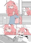 Rating: s
ID: 5379006
Date: 2025-02-17 07:00:27 -0500
Status: active
Score: 95
adolescent anthro bag bodily_fluids bottomwear bus bus_stop canid canine clothed clothed_anthro clothed_female clothing comic commercial_vehicle dialogue digital_media_(artwork) english_text female fox fully_clothed fully_clothed_anthro fully_clothed_female fur fur_(theterm) hair hi_res human inside_bus kemono long_hair long_sleeve_shirt mammal open_mouth pink_body pink_fur pink_hair school_bus simple_background skirt sweat tail text theterm vehicle young young_anthro young_female post #5379006