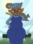 Rating: s
ID: 2364519
Date: 2020-08-09 22:20:05 -0400
Status: active
Score: 28
3:4 afraart anthro bedroom_eyes big_breasts breasts clothing digital_media_(artwork) domestic_cat engineer_(profession) engineer_cap felid feline felis female hair hi_res kerchief mammal narrowed_eyes navel orange_hair overalls overweight overweight_anthro overweight_female pecola seductive solo steamer_(pecola) thick_thighs tools toony train vehicle wide_hips wrench post #2364519