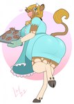 Rating: s
ID: 5540801
Date: 2025-05-01 00:51:39 -0400
Status: active
Score: 14
2022 action_pose anthro apron bethany_genisse big_butt blonde_hair blouse bovid bovine braided_hair braided_pigtails brown_body brown_fur butt cattle clothing cloven_hooves cookie cowbell dock_(anatomy) female food freckles fur glistening glistening_butt glistening_eyes hair handwear hi_res hooves horn jewelry lillymoo looking_at_viewer looking_back mammal markings necklace oven_mitts pigtails pink_mouth pose pregnant pregnant_anthro pregnant_female raised_leg rear_view solo spots spotted_markings tail tail_tuft tan_body tan_fur teal_eyes topwear tray tuft post #5540801