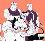 Rating: s
ID: 3278853
Date: 2022-04-14 18:54:22 -0400
Status: active
Score: 21
anthro bat big_breasts bottomwear breasts chair clothing collar ear_piercing eyewear female fingerless_gloves furniture glasses gloves grapeyguts group handwear male mammal midriff murid murine muscular muscular_male pants piercing rat rodent shorts sitting size_difference sleeveless_shirt smile spiked_collar spikes thick_thighs wings post #3278853